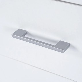 Comodă Miami cu 4 sertare 80x92 cm alb-stejar York