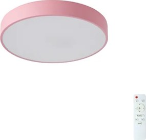 Brilagi – Plafonieră LED dimabilă POOL, 36 W, 230 V, temperatură de culoare reglabilă 3000–6000 K, Ø 30 cm, roz, cu telecomandă