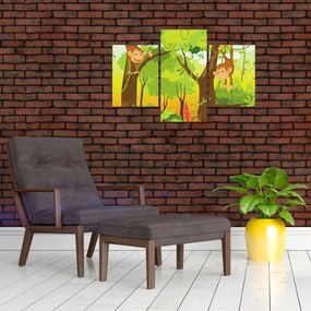 Tablou - Maimuțe (90x60 cm)