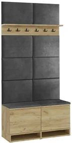 Cuier pentru hol Craft/ Grey