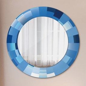 Decoratiuni perete cu oglinda Rezumat albastru