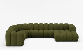 Canapea panoramica Lupine boucle Baloo L370 cm