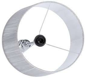 Lampadar GILLENIA 1xE27/60W/230V argintiu