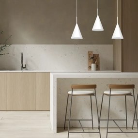 Lustră cu cablu CAPITAL 1xGX53/15W/230V, Ø 17 cm, albă