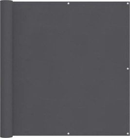 vidaXL Paravan de balcon, antracit, 120x1000 cm, 100% poliester oxford
