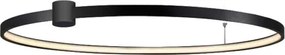 Plafonieră LED RING S, 50 W, 230 V, 3000/4000/6000 K, Ø 90 cm, neagră