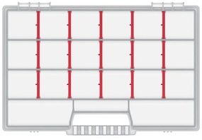 Organizator servieta 29 × 19,5 × 3,5 cm, alb