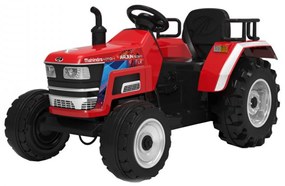 Tractor Electric XXL cu acumulator pentru copii NOVOKIDS™ Mahindra 6075 PST , telecomanda parinti inclusa, Melodii si USB , 3-8 ani , Baterie12V, 2