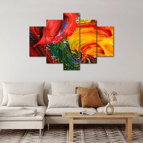 Tablou - Abstractizare albăstrire cu o perie (150x105 cm)
