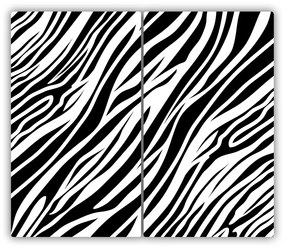Tocator din sticla zebre