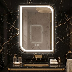 Oglindă LED ZONE 80X60 BLACK