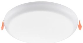 Plafoniera LED incastrabila pentru baie IP20/IP65 Oleg alb 17,5cm