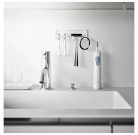 Suport pentru periuța de dinți alb autoadeziv din metal Film Hook – YAMAZAKI