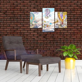 Tablou - Expediție în nori (90x60 cm)