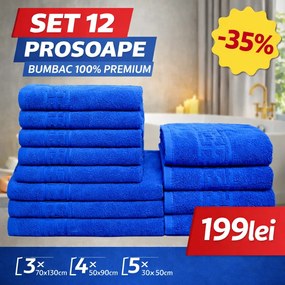 Set 12 Prosoape Premium Bumbac 100% – Moi &amp; Absorbante 🔥