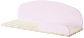 Set KIDDY în roz este format dintr-un Pat copii (90x200), noptieră, 2 rafturi de perete (45 și 65 cm) și o cutie de jucării.
