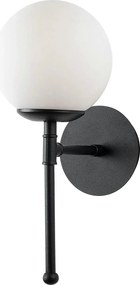 Aplica MUDONI MR-953-1, negru, metal, 15x20x35 cm