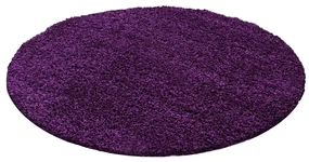 Covor violet rotund ø 120 cm Life – Ayyildiz Carpets
