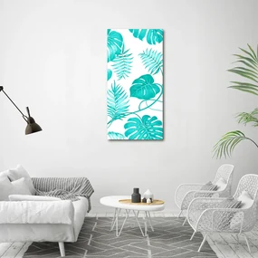 Imprimare tablou canvas Frunze tropicale