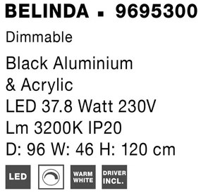 Lustra LED dimabila design modern BELINDA