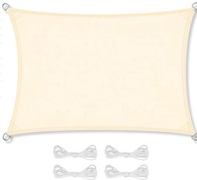 Parasolar de gradina 3x2m bej