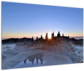 Tablou cu scenerie de nisip (90x60 cm)