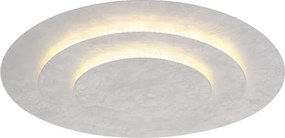 Globo 48465-40S - Plafonieră LED HEDA 40W/230V 3000K Ø 49 cm argintie