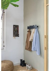 Cuier de perete negru din metal 58 cm Tumulo – Spinder Design