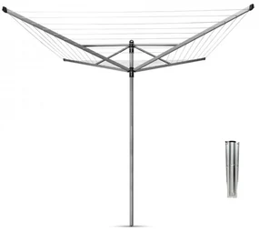 Uscator rufe exterior Brabantia Lift-O-Matic 60m, frigarui metalice pentru sapat sau betonare 90300269