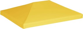 vidaXL Acoperiș de pavilion, 270 g/m², galben, 4 x 3 m