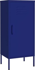 vidaXL Dulap de depozitare, bleumarin, 42,5x35x101,5 cm, oțel