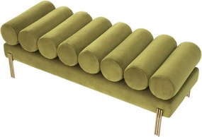 Bancheta moderna design LUX Oxley, Savona vintage green