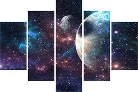 Tablou cu cosmos (150x105 cm)