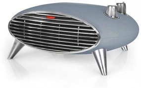 Aeroterma Ariete Vintage 2.0 8211/05, 2000W, 2 viteze, Aer cald/rece, Termostat, Functionare silentioasa, Albastru