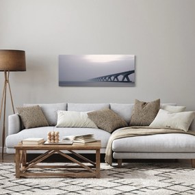 Tablou - Podul în ceață (120x50 cm)
