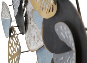 Panou decorativ multicolor din metal, 111x7,5x64 cm, Gloth Mauro Ferretti
