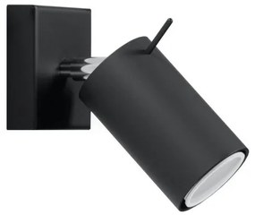 Spot LED de perete ASMUS 1xGU10/7W/230V negru Brilagi