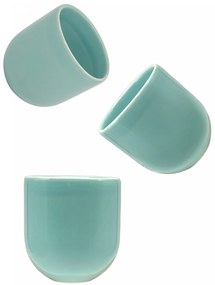 Pahar Cafea Albastru deschis (PANTONE Baby Blue, 250ml), gresie glazurata manual