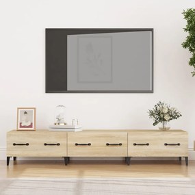 812648 vidaXL Comodă TV, stejar sonoma, 150x34,5x30 cm, lemn prelucrat