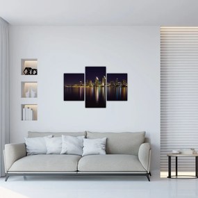 Tablou cu orașul nocturn (90x60 cm)