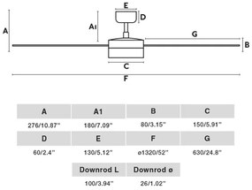 Ventilator LED dimabil FARO 34290-1TW CRUISER LED/20W/230V 2700/4000/6500K + telecomandă