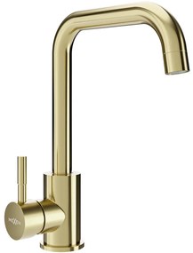 Mexen Modena bateria de bucătărie, aurie periată - 671900-55