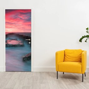 Fototapet pentru ușă - Stânci în mare (95x205cm)