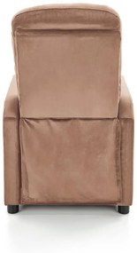 Fotoliu recliner Felipe 2 velvet bej H103 cm