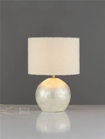 Veioza din scoici capiz, abajur boucle ORA