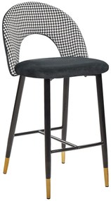Set 2 buc scaun tip bar Fabian (alb negru). 1078841