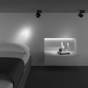 Spot LED aplicat ajustabil Yin negru