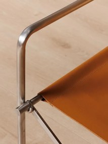 Scaun dining, pliabil, din piele naturala, Cuero