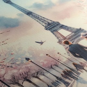 Tablou iubire sub Turnul Eiffel