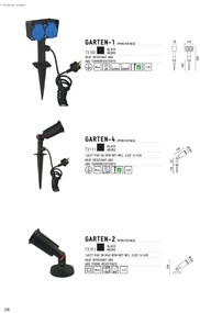 Tarus 1 Lights cu protectie IP44 GARTEN-4 73111